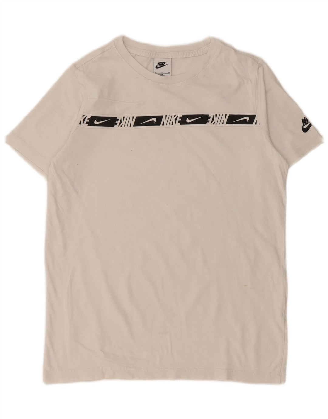 Γραφικό μπλουζάκι NIKE για αγόρι τοπ 13-14 ετών XL λευκό