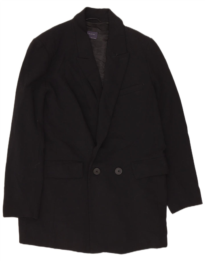 MARKS & SPENCER Γυναικείο σακάκι με διπλό στήθος UK 12 Medium Black
