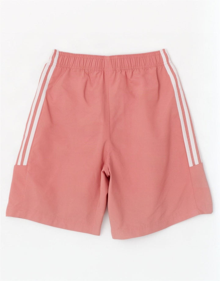 Ανδρικό αθλητικό σορτς Adidas από μεσαίο ροζ πολυεστέρα
