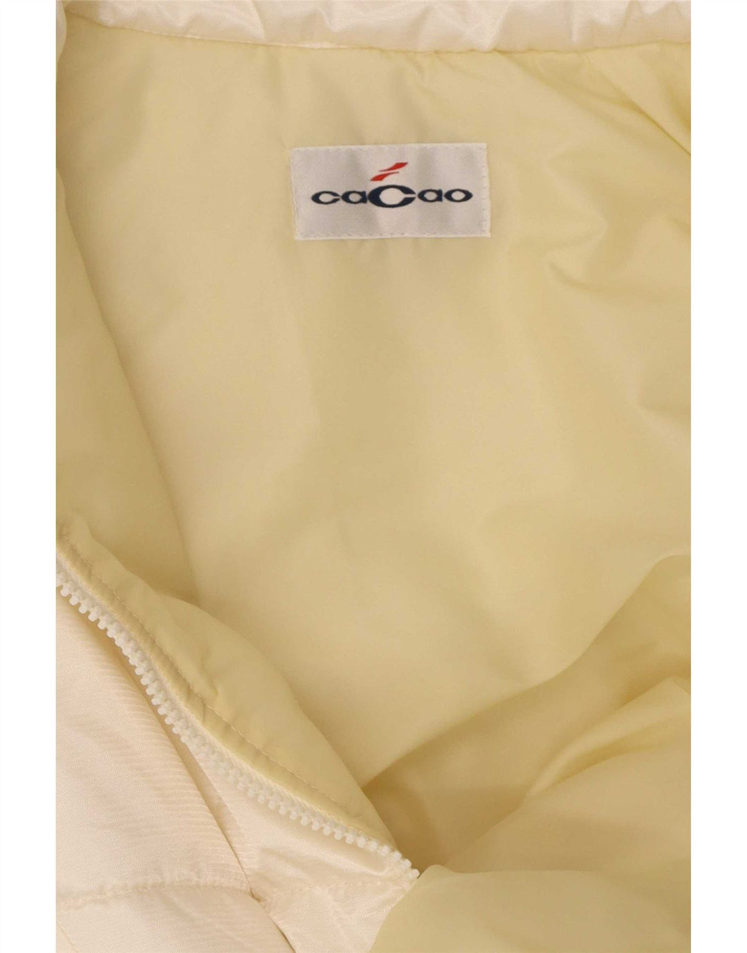 Cacao Womens Gilet Gilet EU 38 Medium White Polyamide