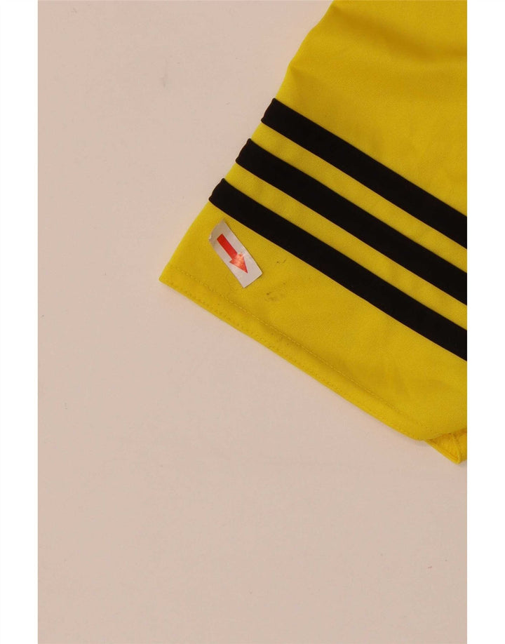 Adidas Ανδρικό T-Shirt Climalite Top Μικρό κίτρινο πολυεστέρα