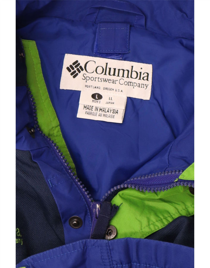 Columbia Ανδρικό μπουφάν βροχής Bugaboo UK 40 Large Blue Colourblock
