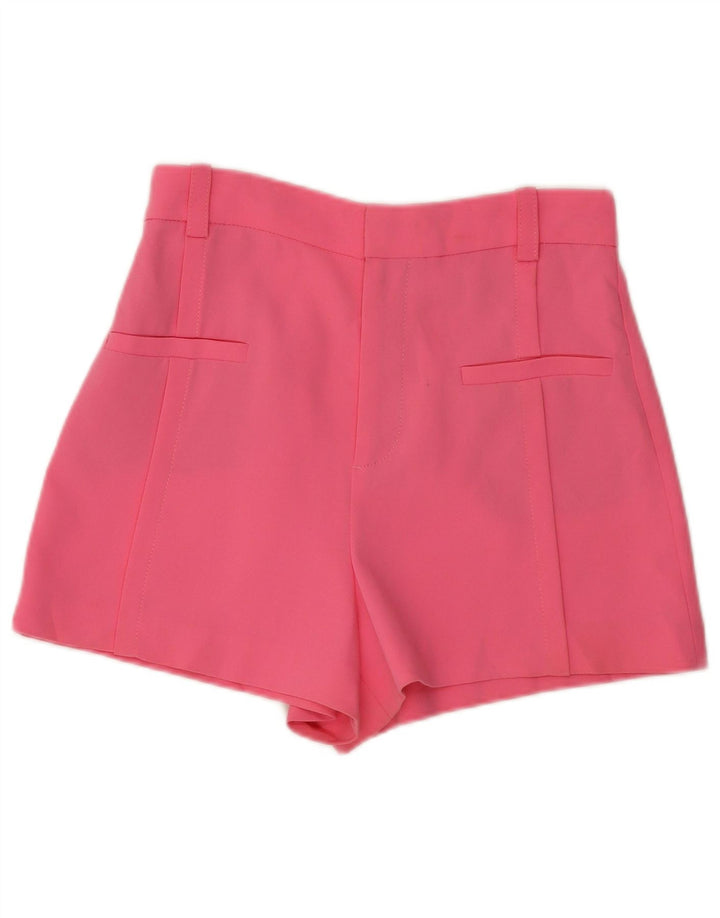 Zara Γυναικείο Σορτς Casual Medium W28 Ροζ Πολυεστέρας