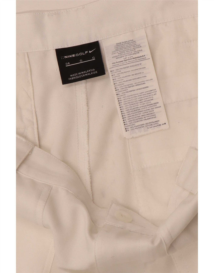 Ανδρικό σορτς chino Nike W34 μεγάλο λευκό πολυεστέρα