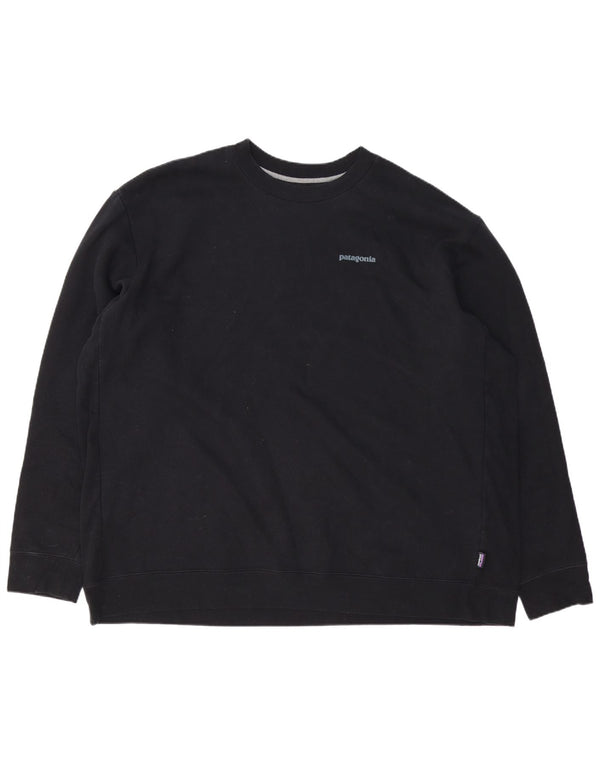 PATAGONIA Ανδρικό Φούτερ Jumper 3XL Μαύρο Βαμβακερό