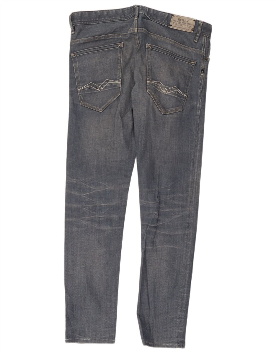 Replay Ανδρικό Slim Jeans W33 L32 Blue Cotton