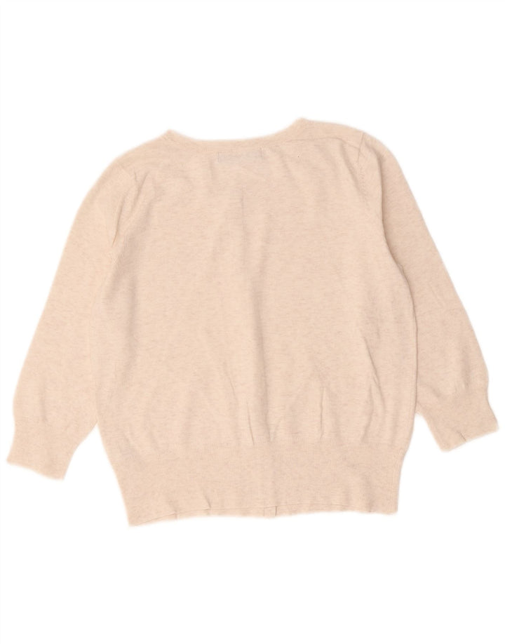 Marks & Spencer Γυναικεία ζακέτα UK 10 Small Beige Flecked