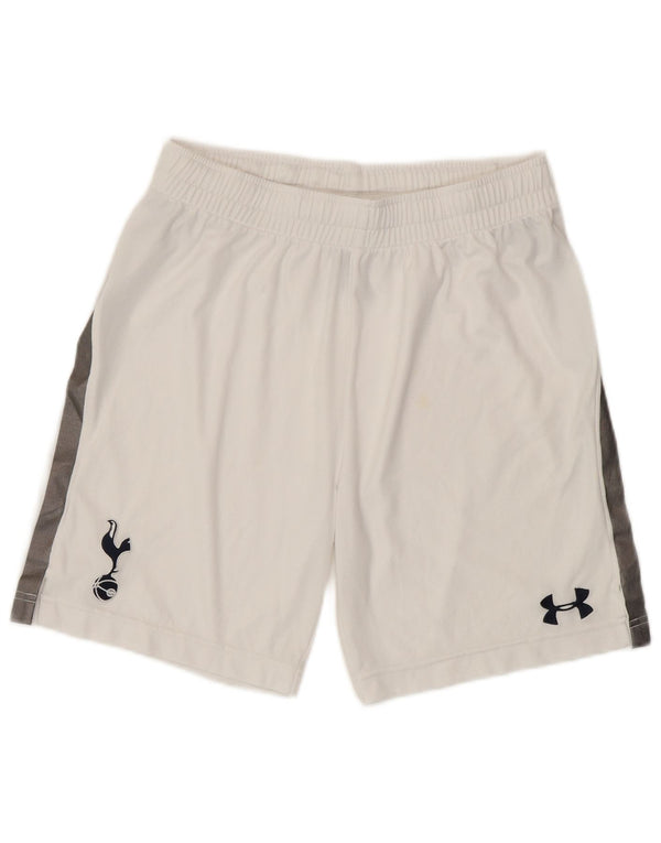 Under Armour Boys Sport Shorts 13-14 Years XL White Colourblock Polyester