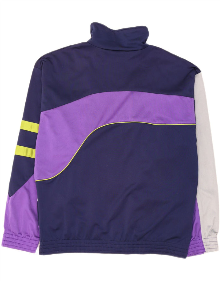 Ανδρική φόρμα γραφικών Lotto Top Jacket Μεγάλο μπλε Navy Colourblock