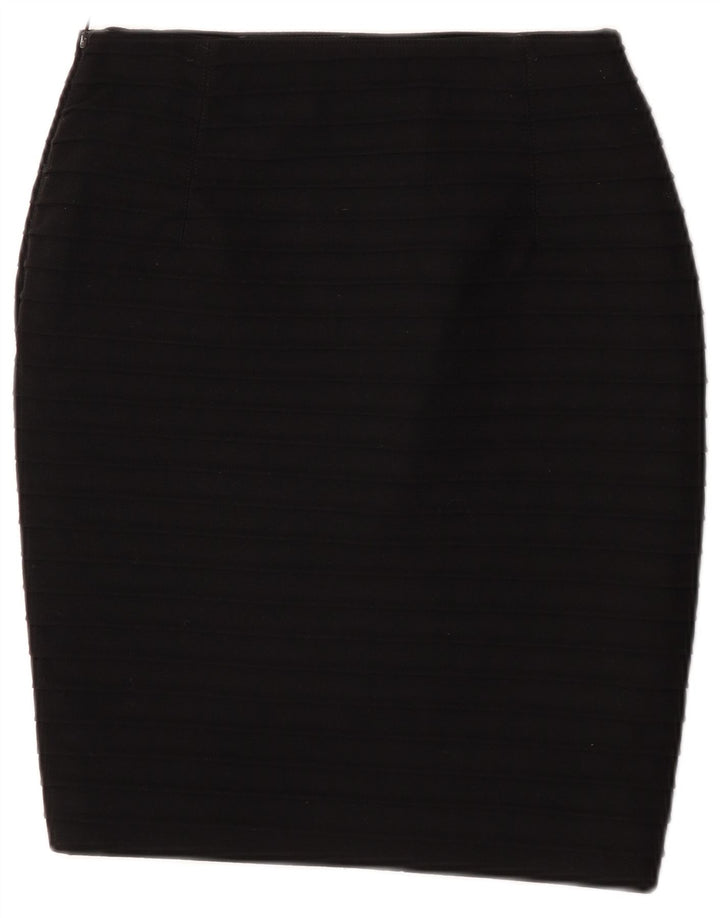 Gianni Versace Γυναικεία Pencil Φούστα IT 38 XS W26 Μαύρη μαλλί