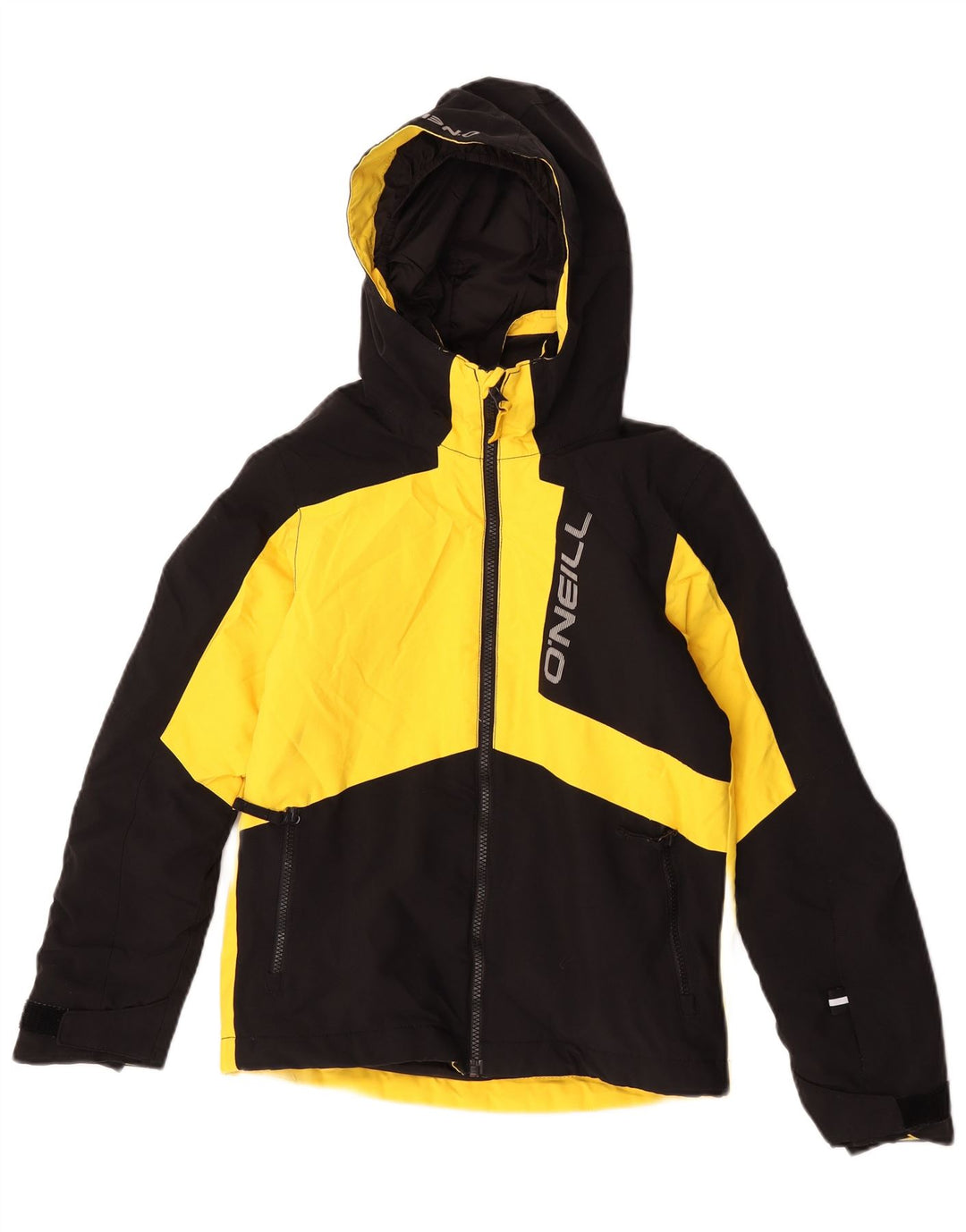 O'Neill Boys Graphic Windbreaker Jacket 12-13 Years Black Colourblock
