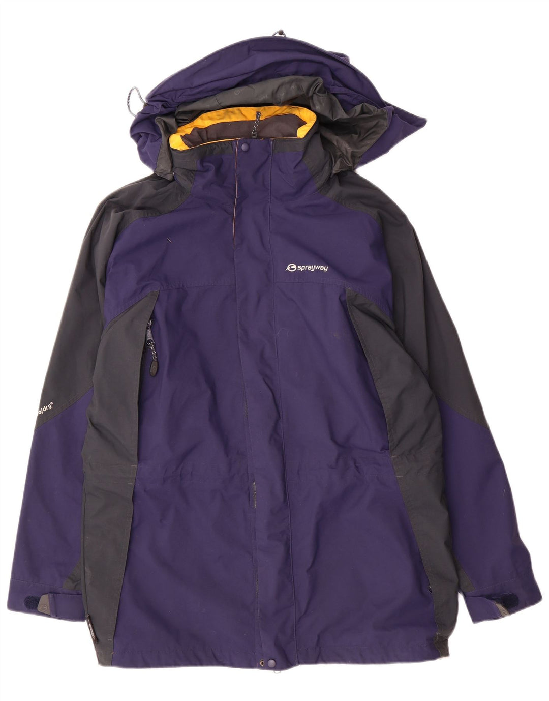 Ανδρικό μπουφάν βροχής με κουκούλα Sprayway UK 38 Medium Navy Blue Colourblock