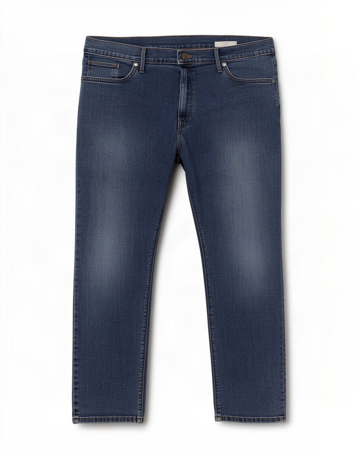Marks & Spencer Ανδρικό Slim Jeans W38 L29 Μπλε βαμβακερό