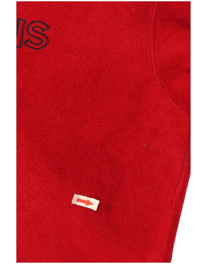 Γραφικό ανδρικό φερμουάρ Nautica Fleece Jumper XL Red Polyester