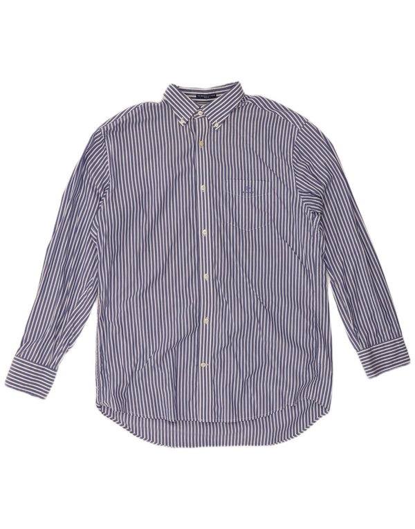 Ανδρικό πουκάμισο GANT Regular Fit Size 41/42 16 1/2 Large Blue Pinstripe Cotton
