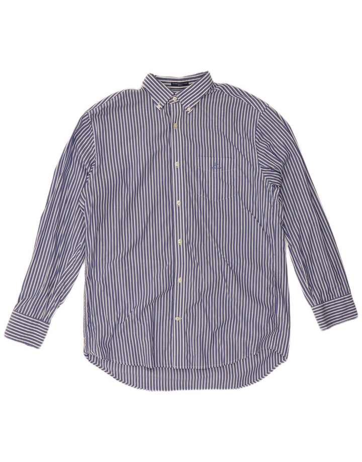 Ανδρικό πουκάμισο GANT Regular Fit Size 41/42 16 1/2 Large Blue Pinstripe Cotton