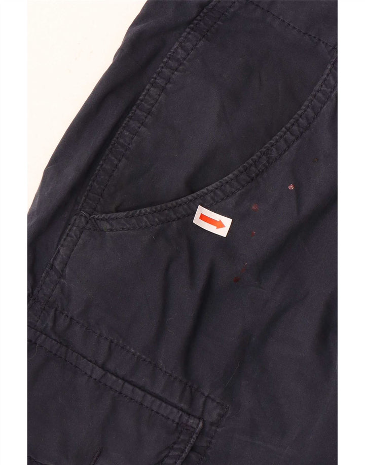 Ανδρικό σορτς Cargo Napapijri W33 Βαμβακερό μεσαίο Navy Blue