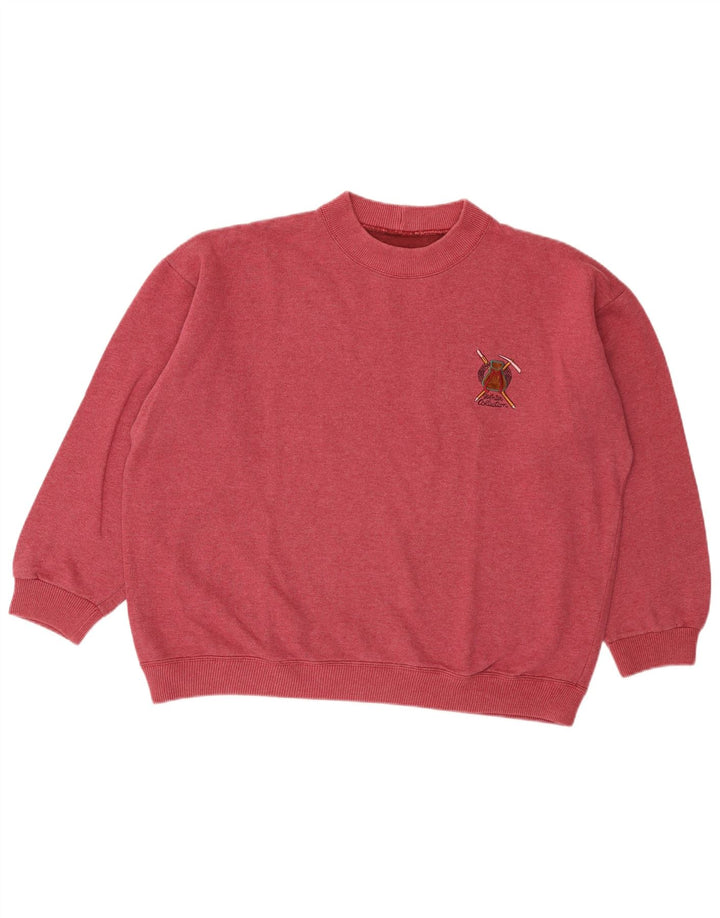 Vintage ανδρικό φούτερ Jumper XL Pink