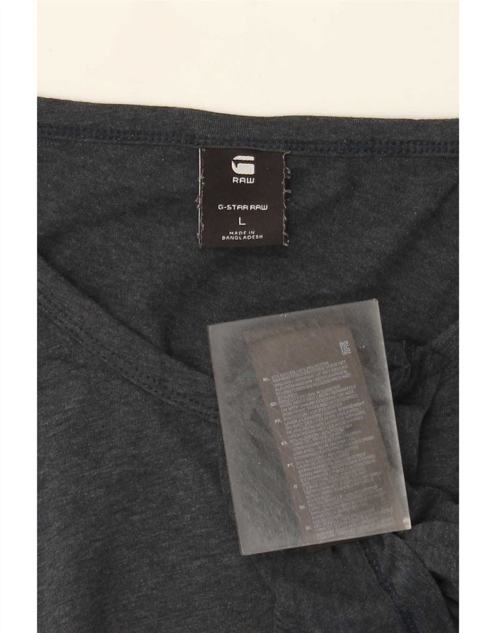 Ανδρικό T-Shirt G-Star Top Large Navy Blue από βαμβάκι