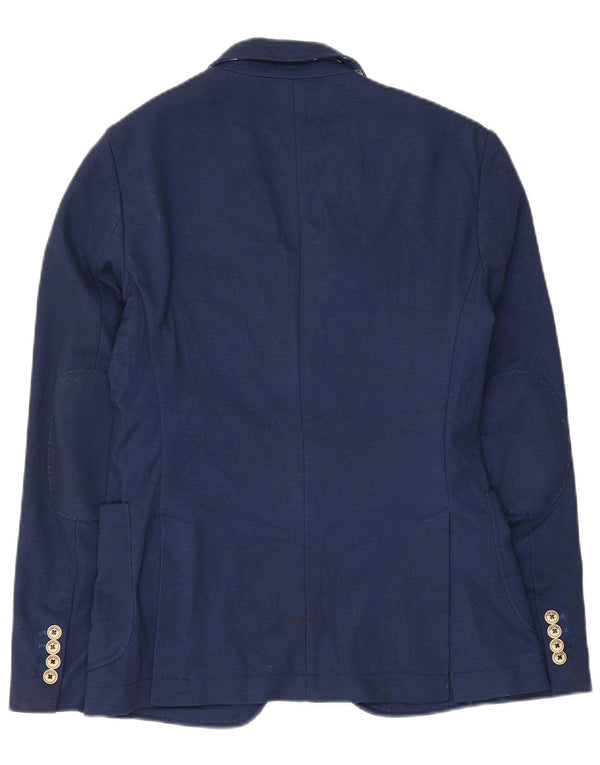 Zara Ανδρικό σακάκι μπλέιζερ με 2 κουμπιά EU 46 Small Navy Blue Polyester
