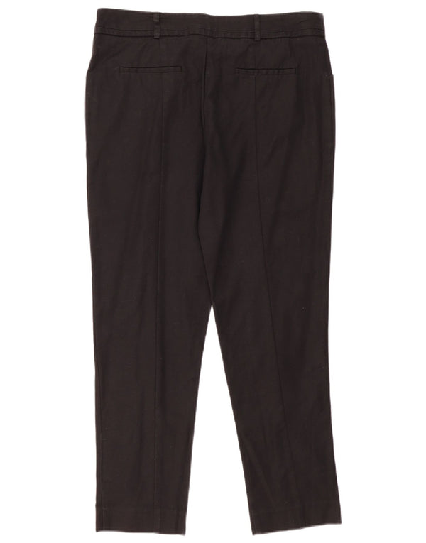Oasis Γυναικείο Slim Casual Παντελόνι UK 14 Large W34 L28 Μαύρο βαμβακερό