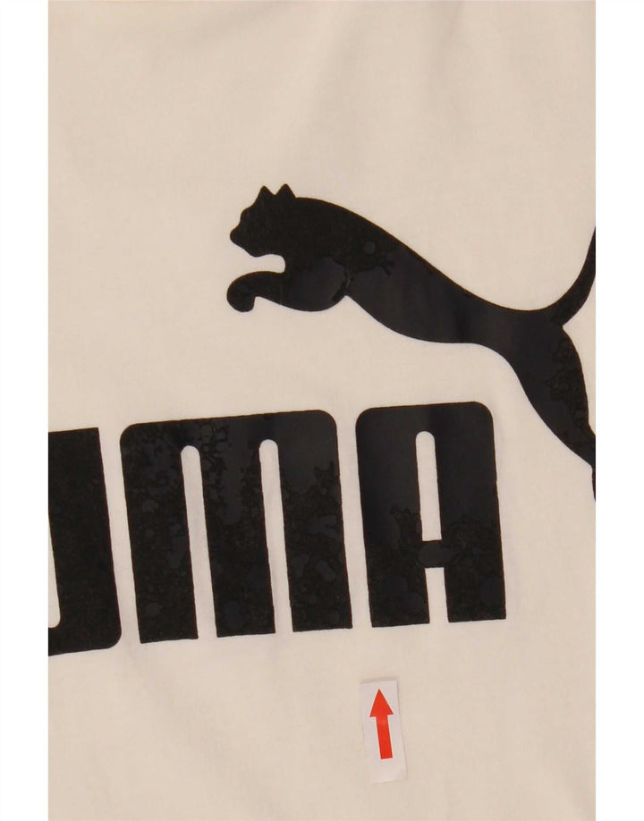 Ανδρικό γραφικό μπλουζάκι Puma Top 2XL Λευκό