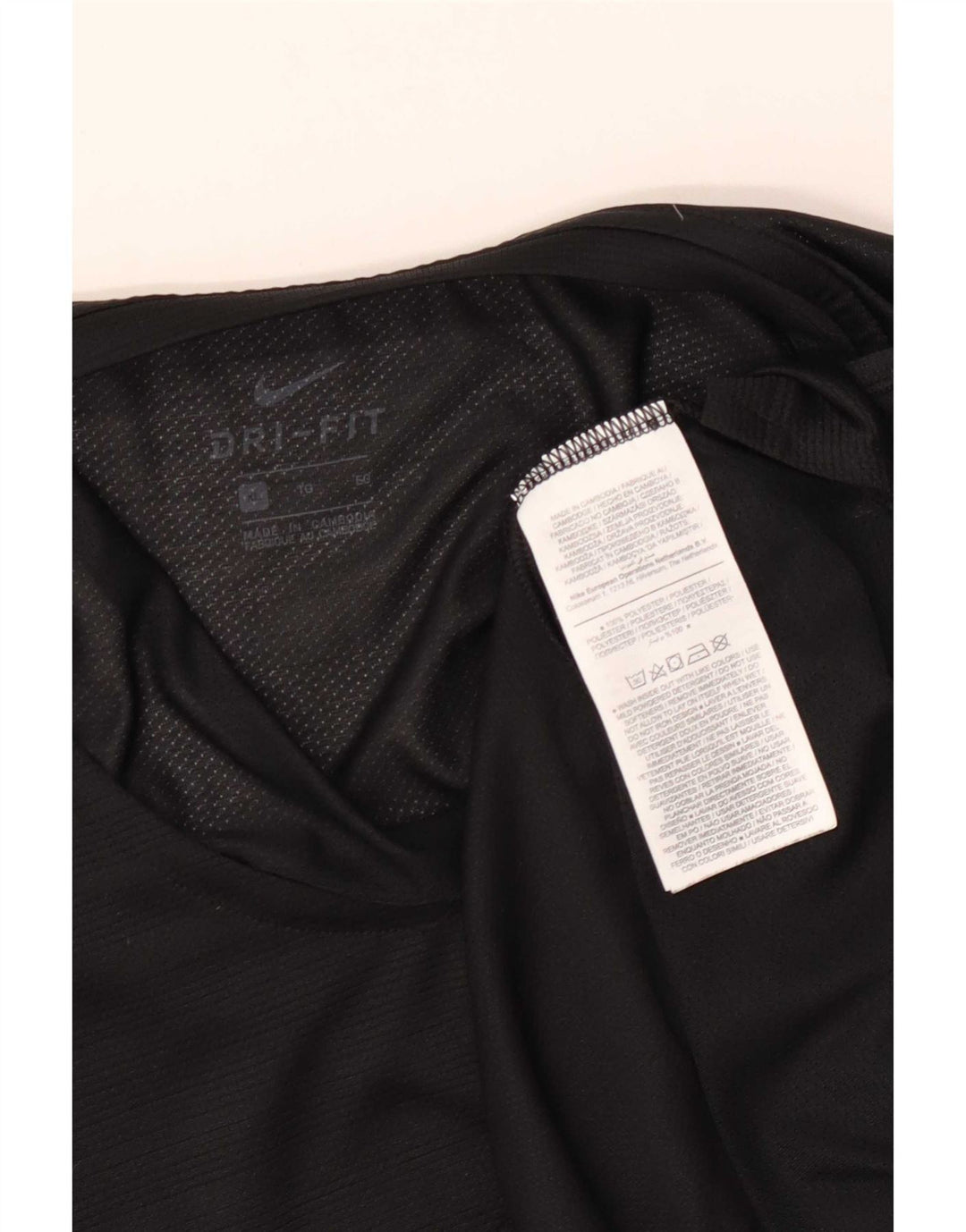 Ανδρικό φανελάκι Nike Dri Fit XL Μαύρο ριγέ πολυεστέρας