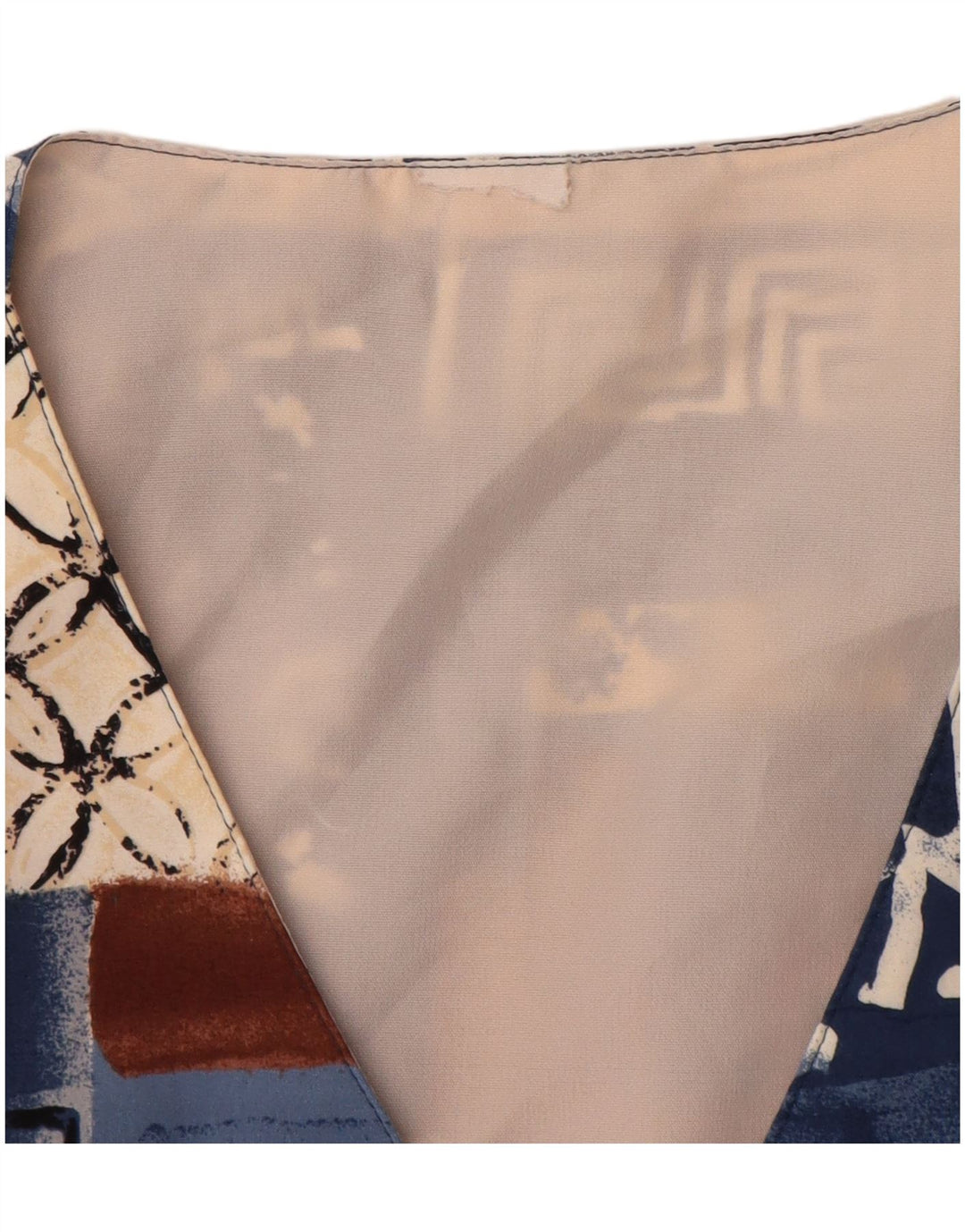 VINTAGE Γυναικείο Γιλέκο UK 12 Medium πολύχρωμο συνονθύλευμα