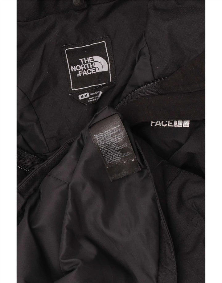 The North Face γυναικείο μπουφάν με κουκούλα αντιανεμικό UK 14 Medium Black Nylon