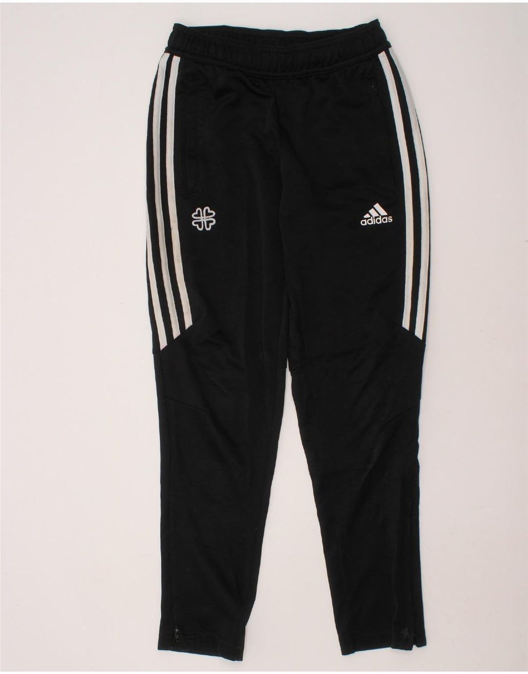 ADIDAS Boys Climacool Tracksuit Trousers 9-10 Years  Black Polyester Vintage Adidas and Second-Hand Adidas from Messina Hembry 