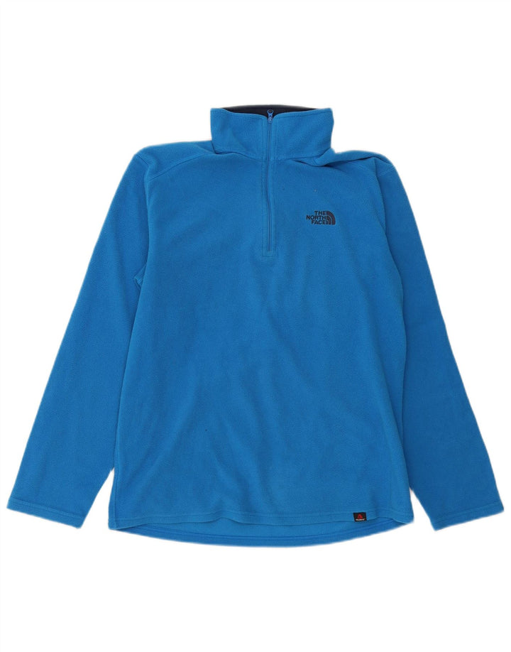 The North Face Ανδρικό φερμουάρ Fleece Jumper Μικρό Μπλε Πολυεστέρας