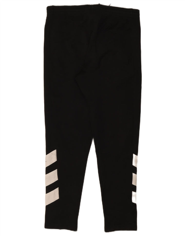 Ανδρική φόρμα αθλητικής φόρμας Adidas γραφικά, μεσαίο μαύρο χρώμα, πολυεστέρας