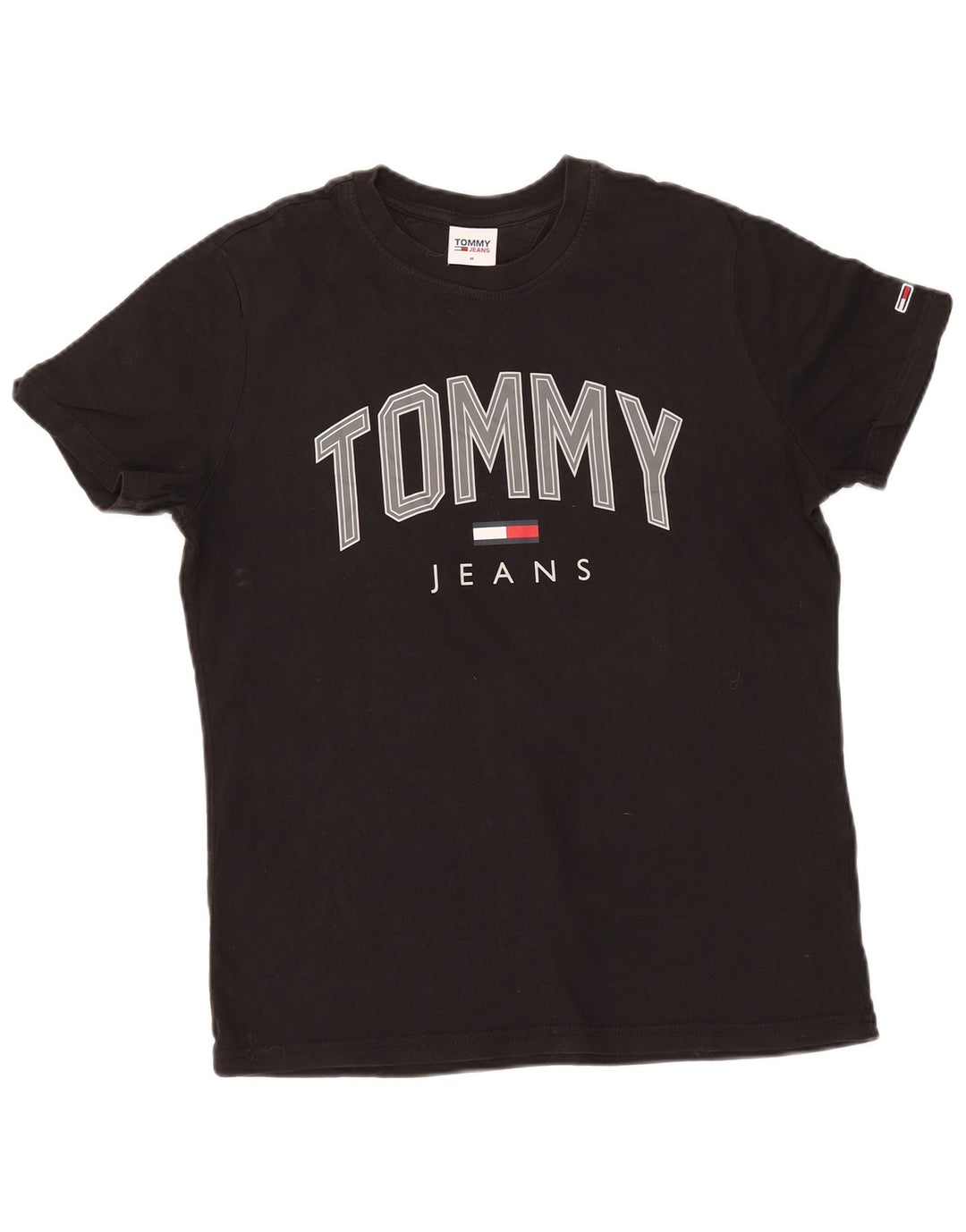 Ανδρικό γραφικό T-Shirt Tommy Hilfiger Top Medium Μαύρο