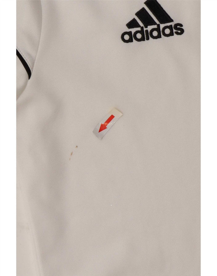 Ανδρικό T-Shirt Climalite Adidas Top XS White Colourblock Polyester