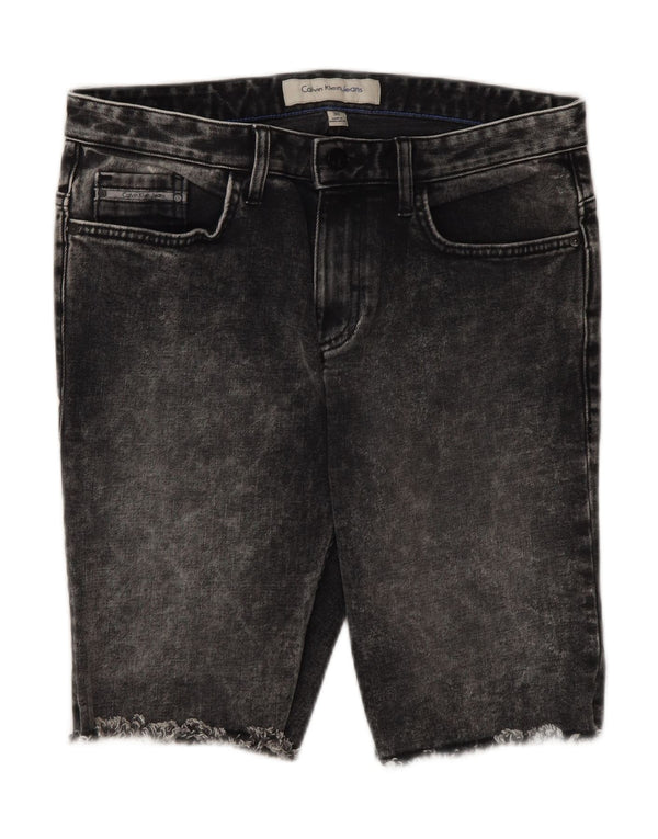 Calvin Klein Mens Denim Shorts W30 Medium Grey Cotton