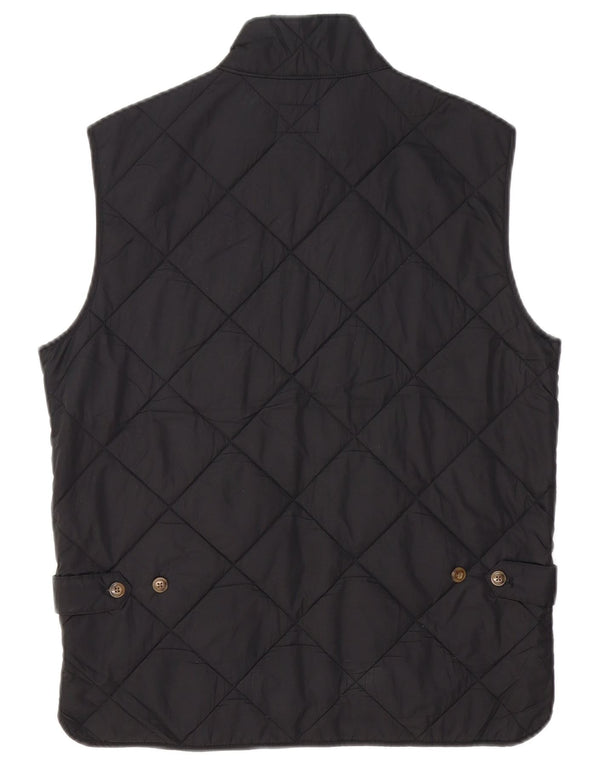 J. CREW Ανδρικά καπιτονέ Gilet UK 36 Small Black Polyester