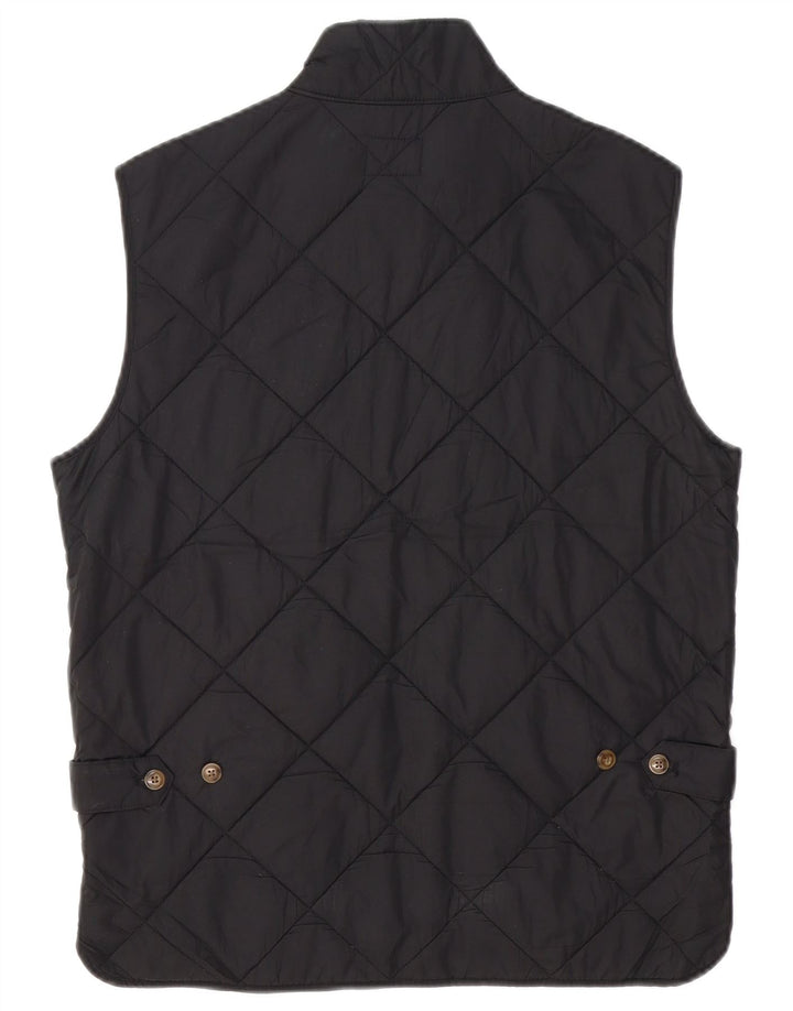 J. CREW Ανδρικά καπιτονέ Gilet UK 36 Small Black Polyester