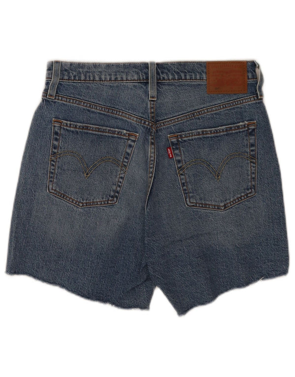 Γυναικείο σορτς Levi's 501 τζιν W28 μεσαίο μπλε βαμβακερό