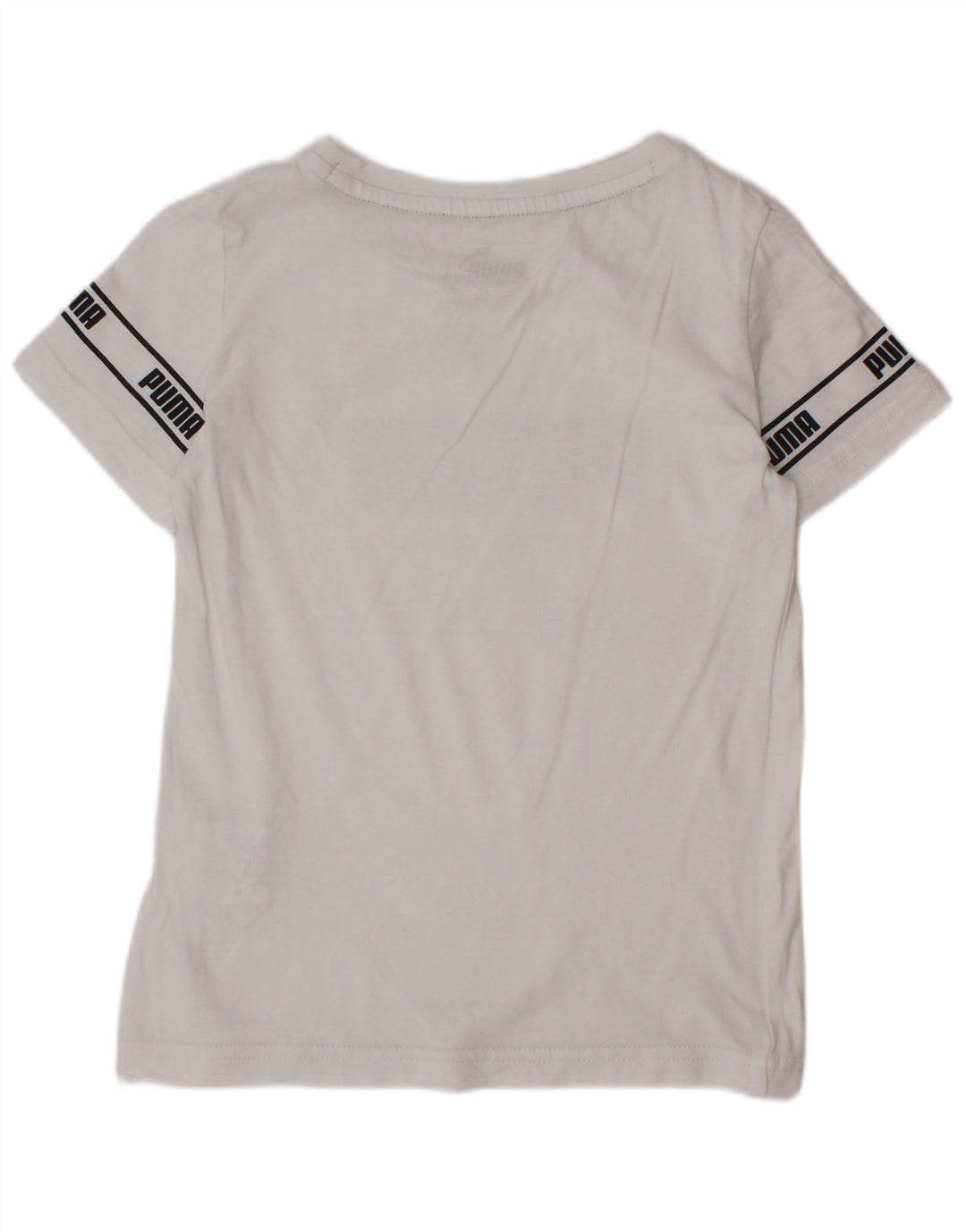 Γραφικό T-Shirt PUMA Boys Top 4-5 ετών Λευκό βαμβακερό