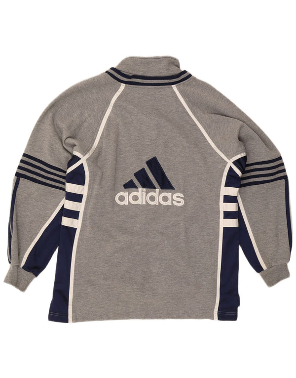 Ανδρική φόρμα γυμναστικής Adidas Top Jacket UK 38/40 Medium Grey Colourblock