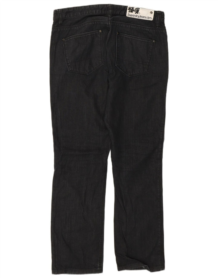 Ανδρικό ίσιο τζιν Superdry W30 L28 Γκρι βαμβακερό