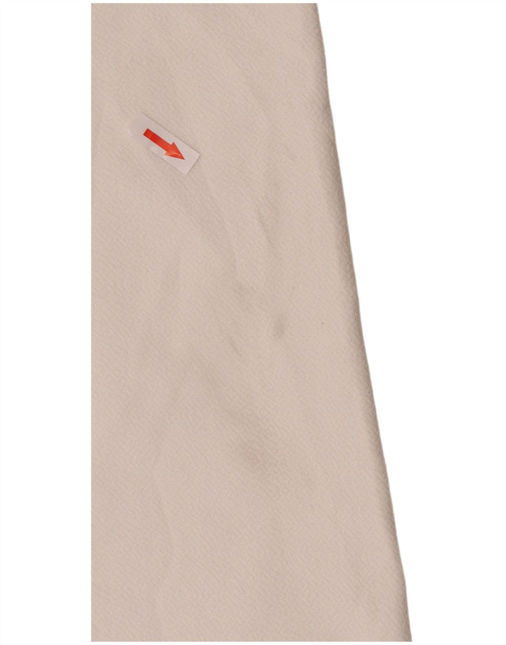 Zara Γυναικείο φόρεμα Shift UK 14 Medium White Floral Polyester