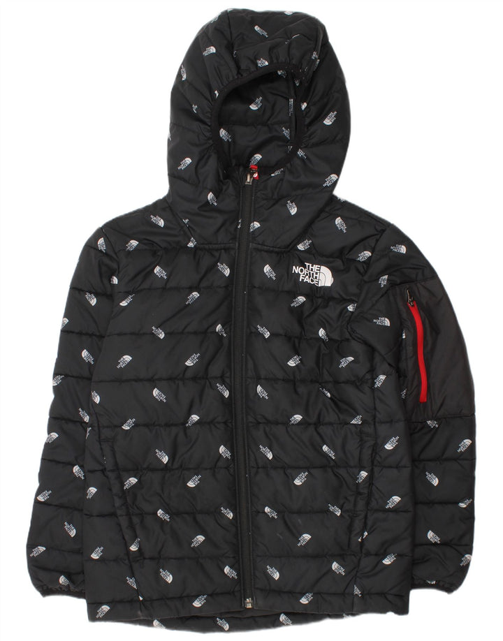 The North Face Boys Graphic Hooded Jacket padded 9-10 Years Medium Black