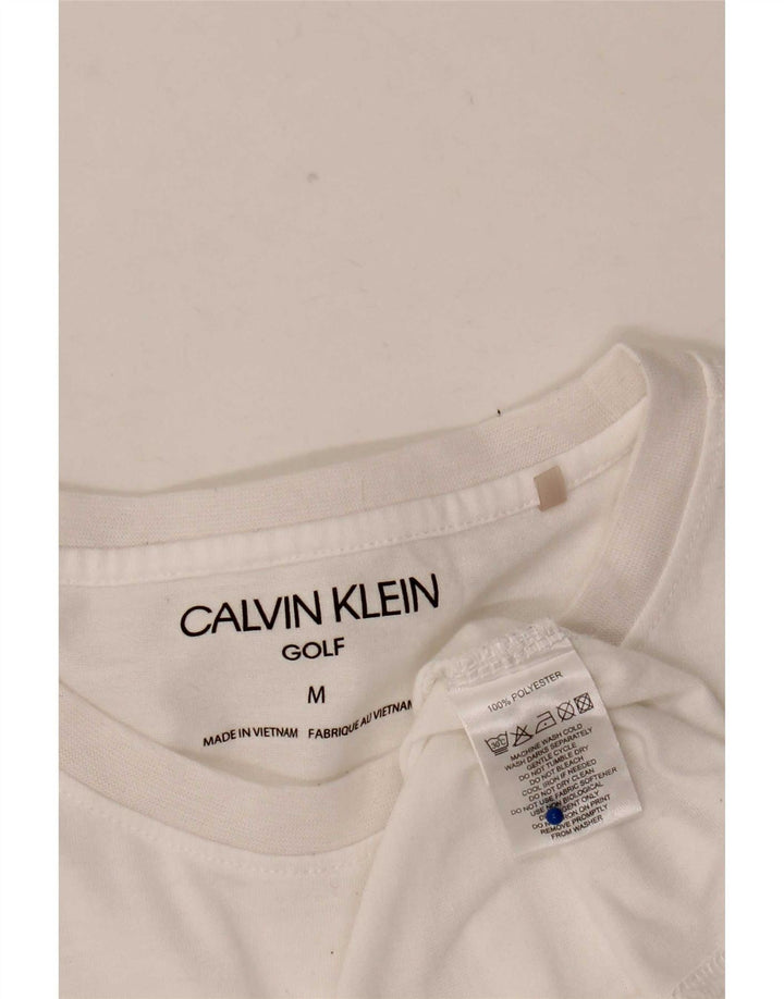 Calvin Klein Ανδρικό μακρυμάνικο μεσαίο λευκό πολυεστέρας