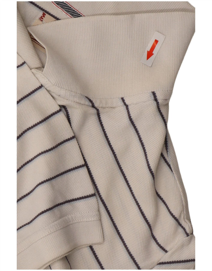 TOMMY HILFIGER Ανδρικό πουκάμισο κλασικό πόλο μεγάλο λευκό βαμβακερό ριγέ