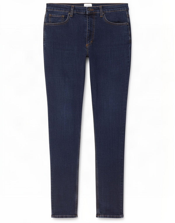 French Connection Γυναικεία Skinny Jeans UK 14 Medium W30 L30 Navy Blue Cotton