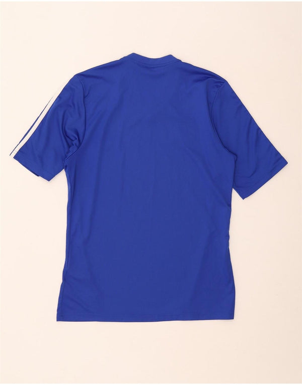 Ανδρικό T-Shirt Climalite Adidas Top Medium Blue Polyester