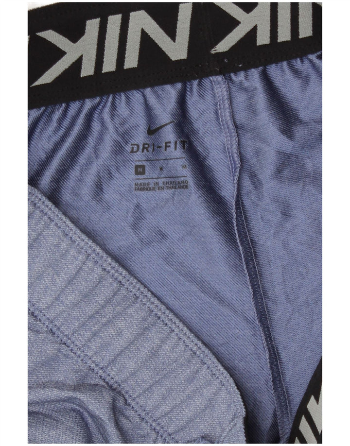 Γυναικείο αθλητικό σορτς Nike Dri Fit UK 14 μεσαίου μπλε πολυεστέρα