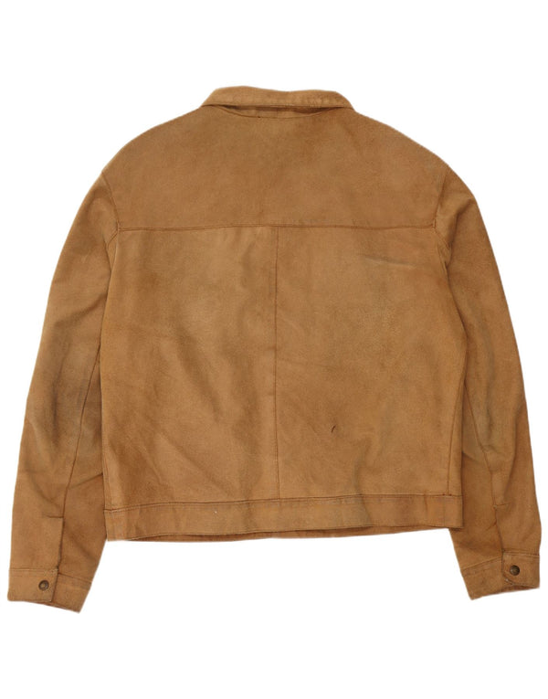 Ανδρικό Suede Jacket Conbipel IT 56 2XL Beige Leather