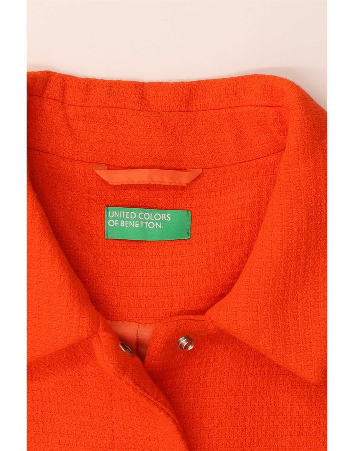 Γυναικείο πανωφόρι Benetton 3/4 μανίκι UK 8 Small Red
